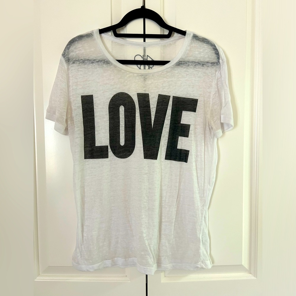 Chaser “Love” tee, Size M